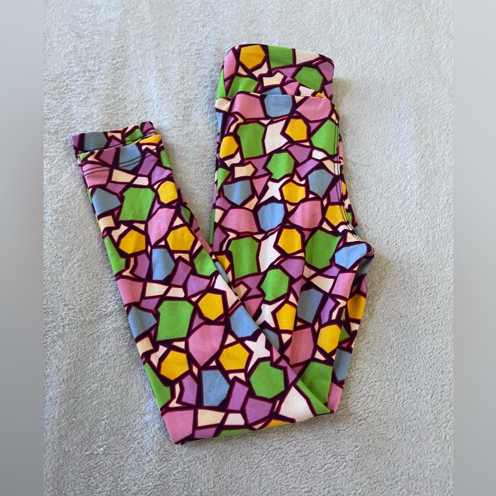 Multi Color Pattern Leggings